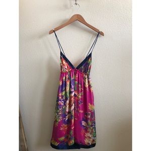 Flowery, Silk Dress